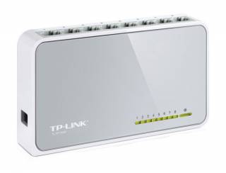 TP-LINK TL-SF1008D 8-Port 10/100Mbps Desktop KVM Console 
